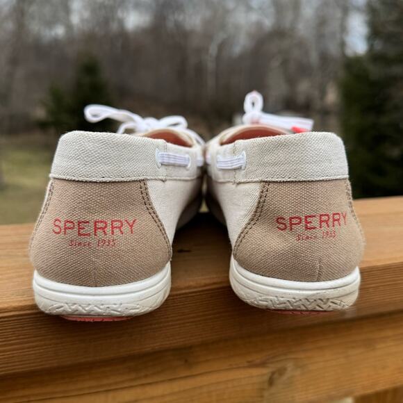 Sperry size 9 Shore Sider Canvas Casual Boat Shoes Slip On Loafers - Picture 6 of 11